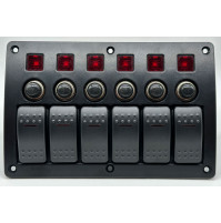 Switch Panel - Rocker Switch with 6 Panels - PN-CB6 - ASM